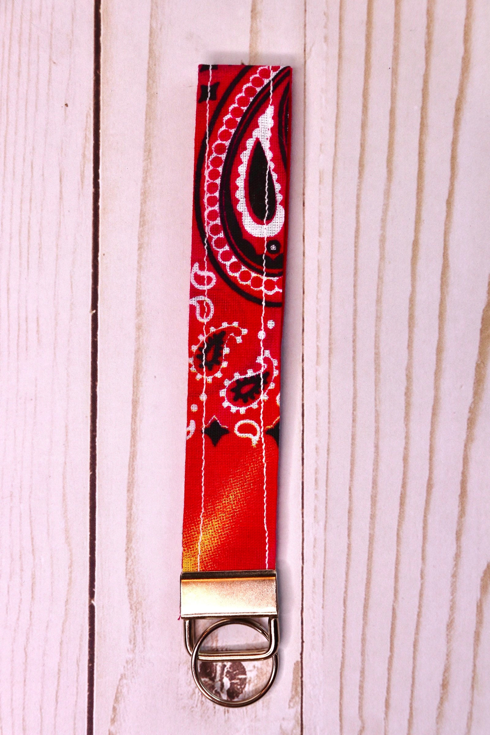 Bandana Key Fob bandana keychain wristlet bandana wristlet Etsy