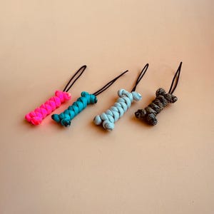 Colorful Phone Macrame Charms
