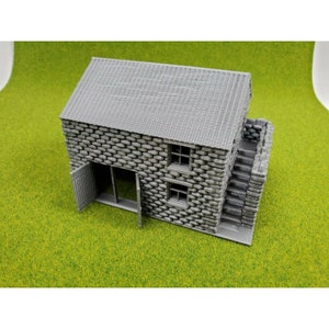 HO scale building Stone Store 1:87 scale 3D print