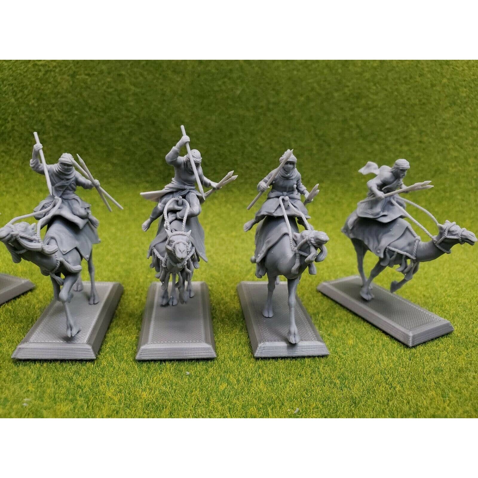 Caballero Miniatures 28mm Berber Camel Riders Warriors 3D Print Etsy UK