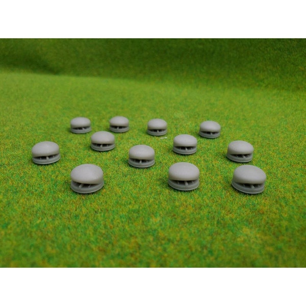 Axis & Allies Pieces Custom Round Pill Boxes Set of 12 3D Resin Print