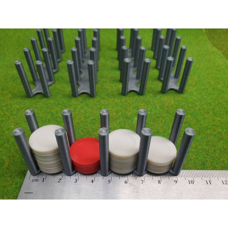 Axis and Allies Chip Holder Organizer Set of Five 3D Print Etsy