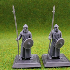 Caballero miniature Medieval 28mm Andalusian Guards set of 2 Reconquer