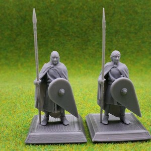 Caballero miniature Medieval 28mm Christian Guards set of 2 Reconquer