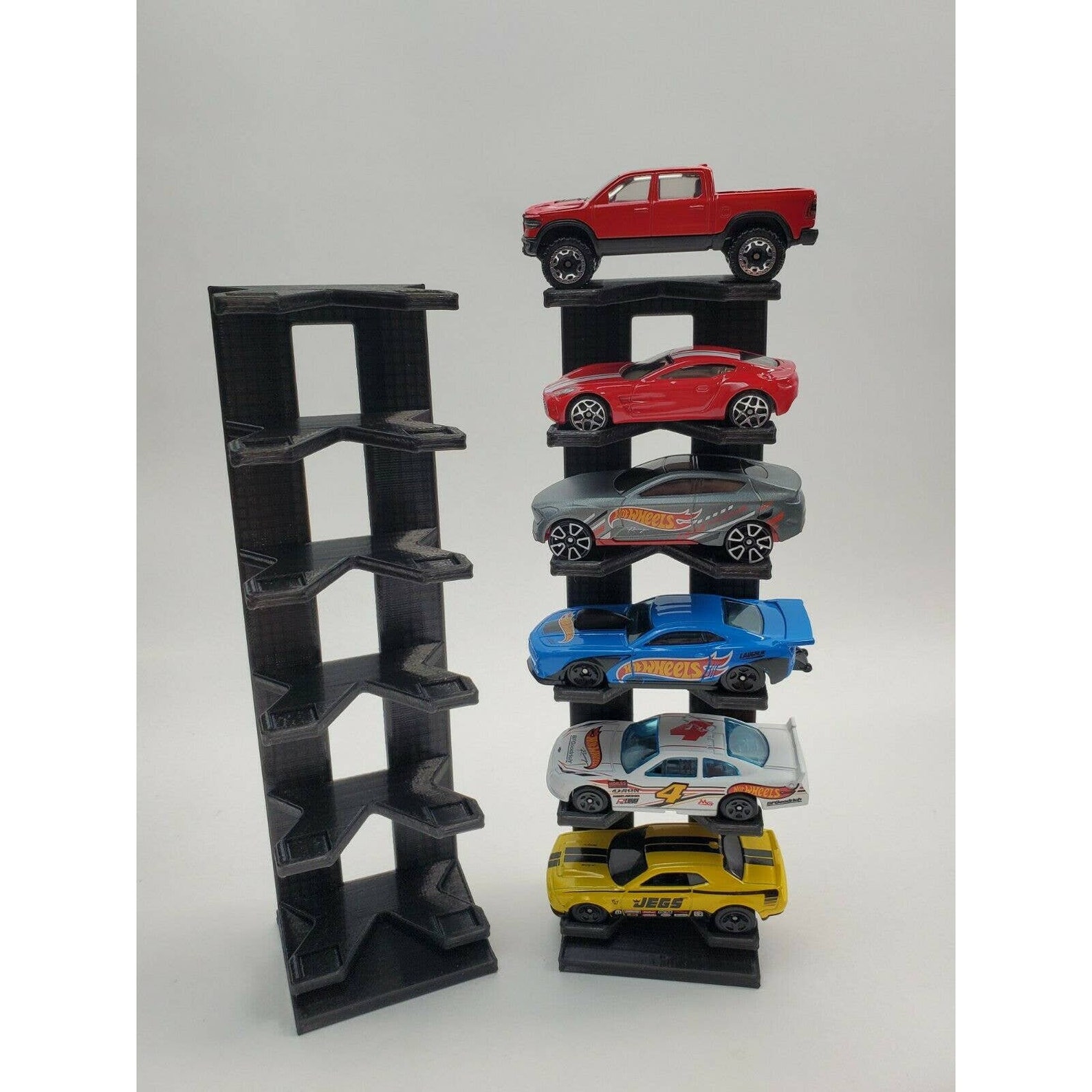 Set of two display stands for Hot Wheels 3D printed hold 6 Etsy.de