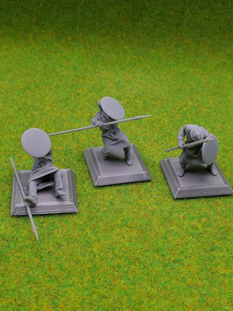 Figurines Médiévales 28 Mm Infanterie Lourde Mauresque - Pour Jeux De Guerre - Reconquer Designs - Neuf