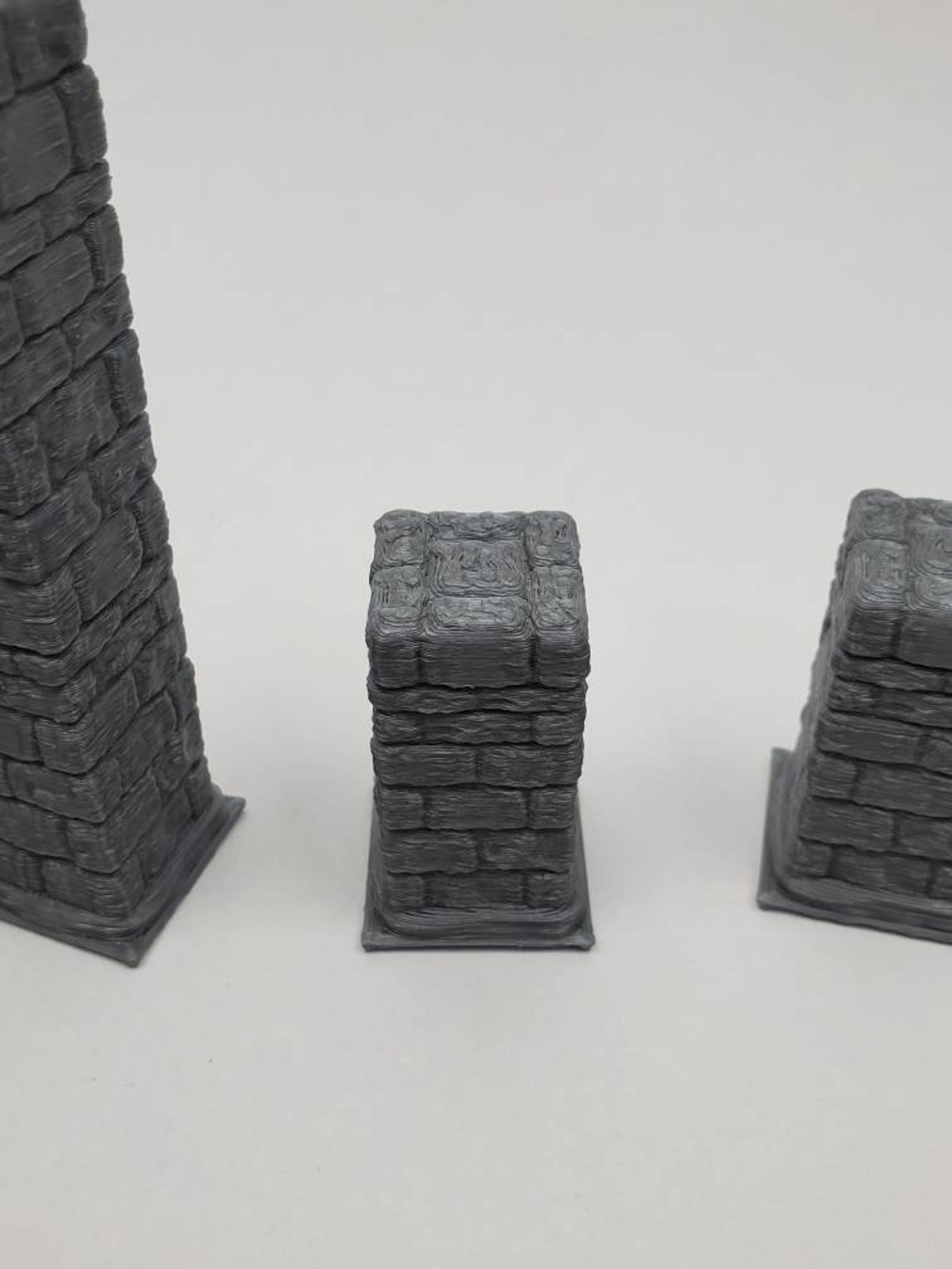 Set of 3D printed Openforge Dungeon Stone Pillars Square | Etsy