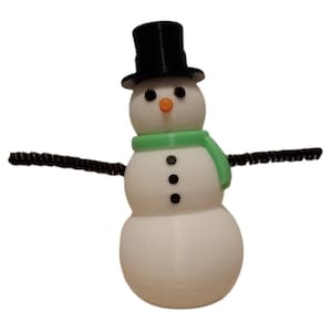 Muñeco de nieve posable