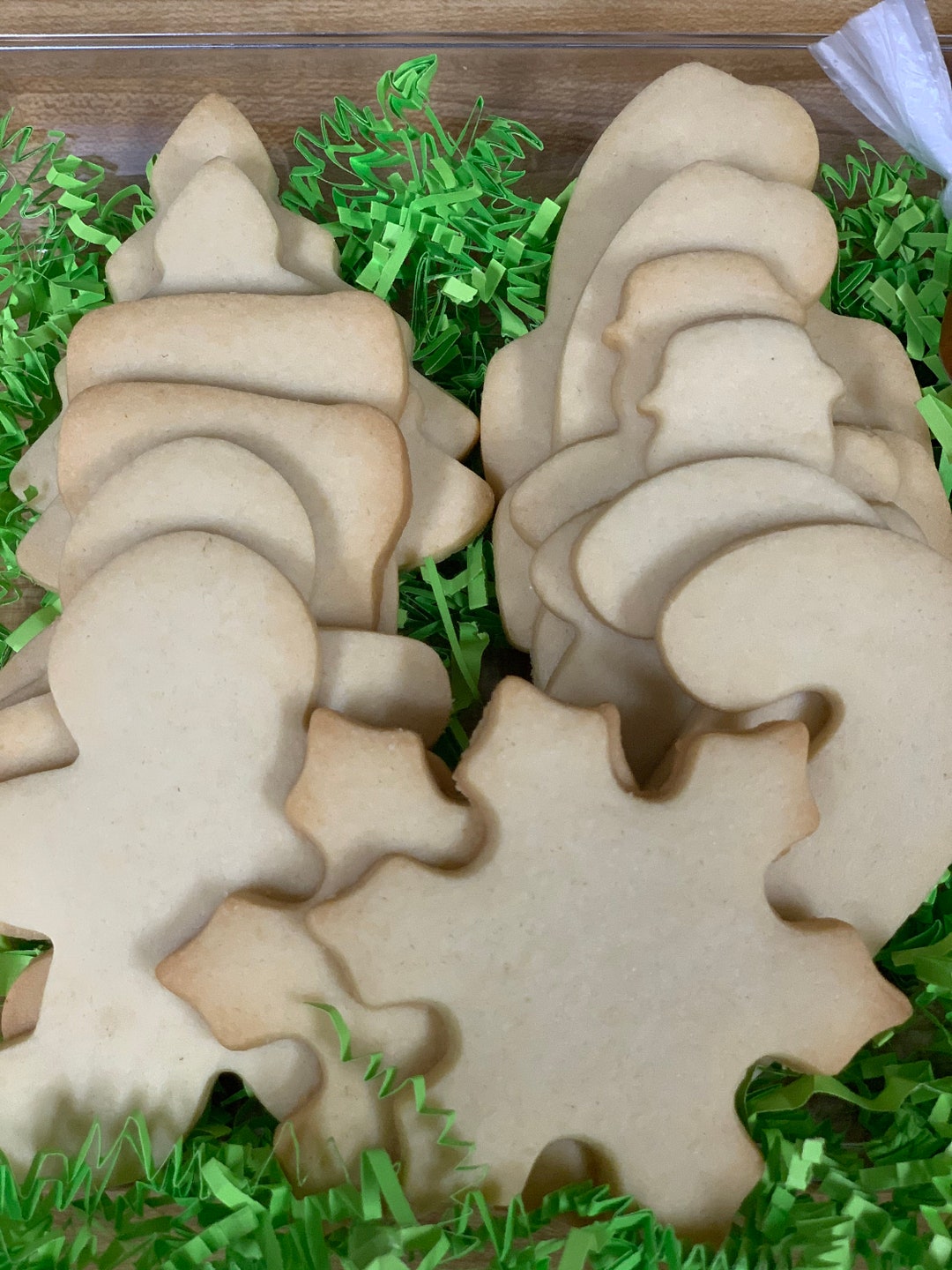 1.5 Dozen 18 Ea Undecorated Christmas Sugar Cookies Etsy