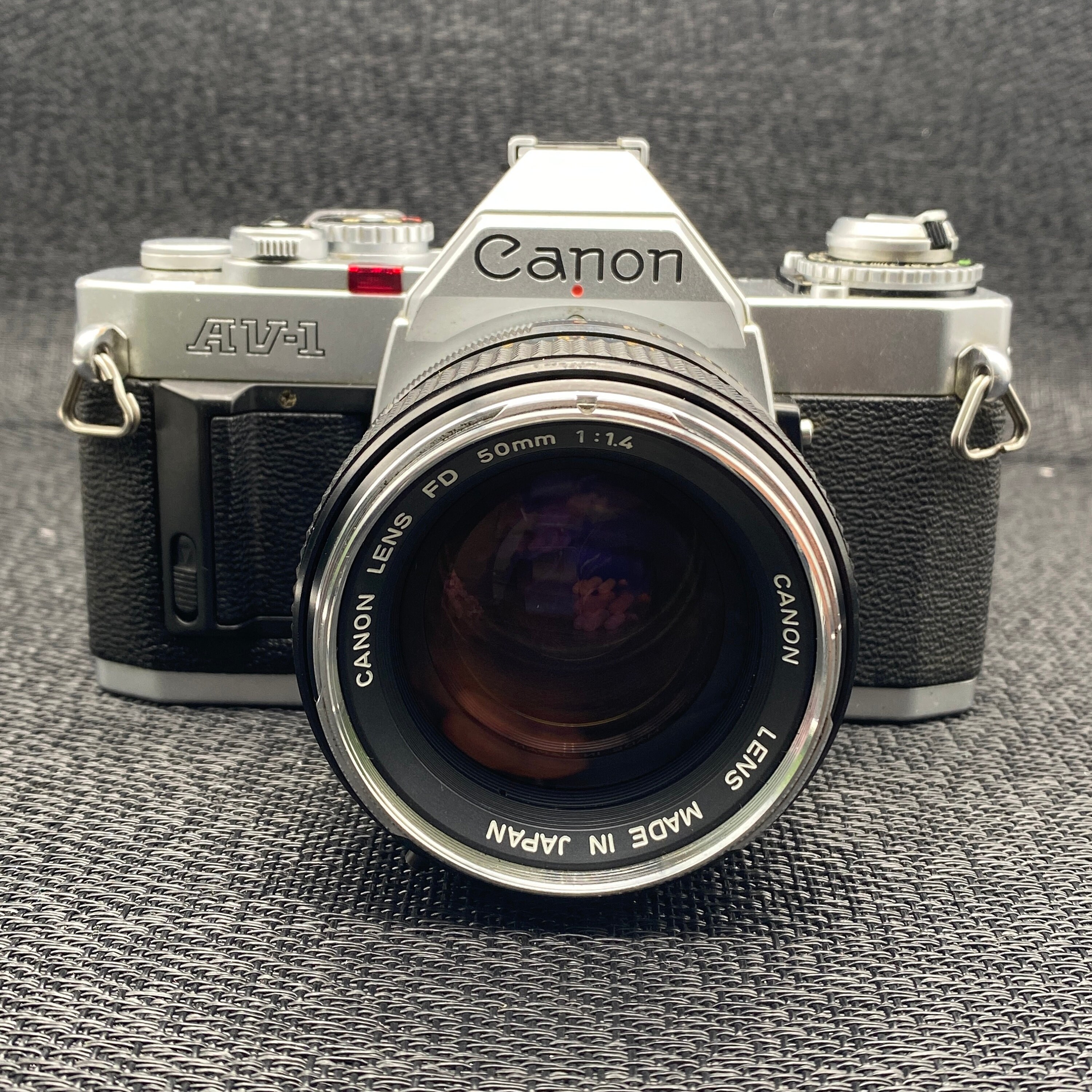 Canon AV1 Film camera with fd 50mm 11.4 Lenstjv348 Etsy
