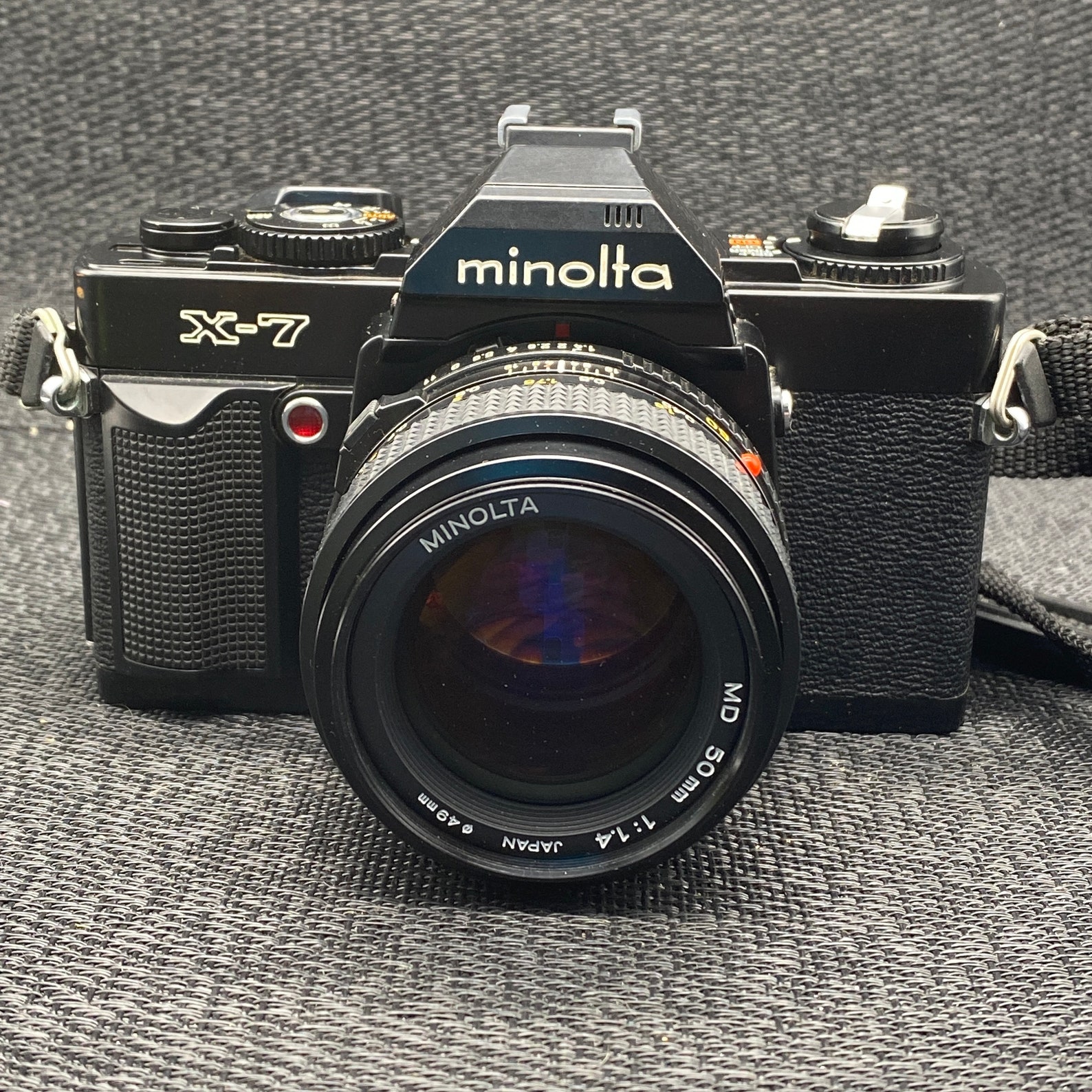 Minolta X7 Film Camera with MD 50MM 11.4 lenstjv425 Etsy