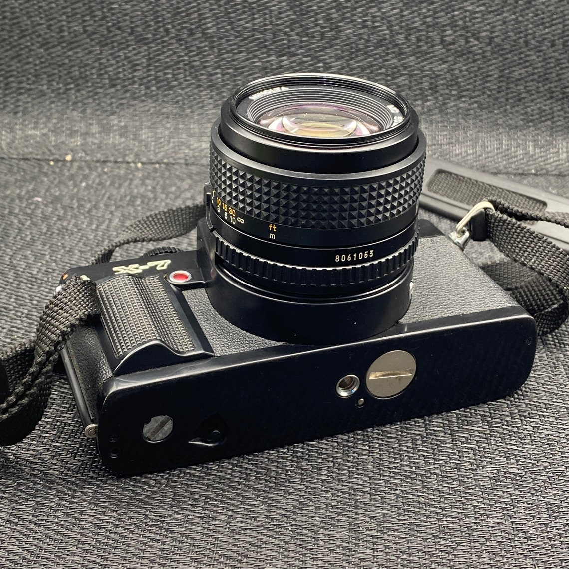 Minolta X7 Film Camera with MD 50MM 11.4 lenstjv425 Etsy