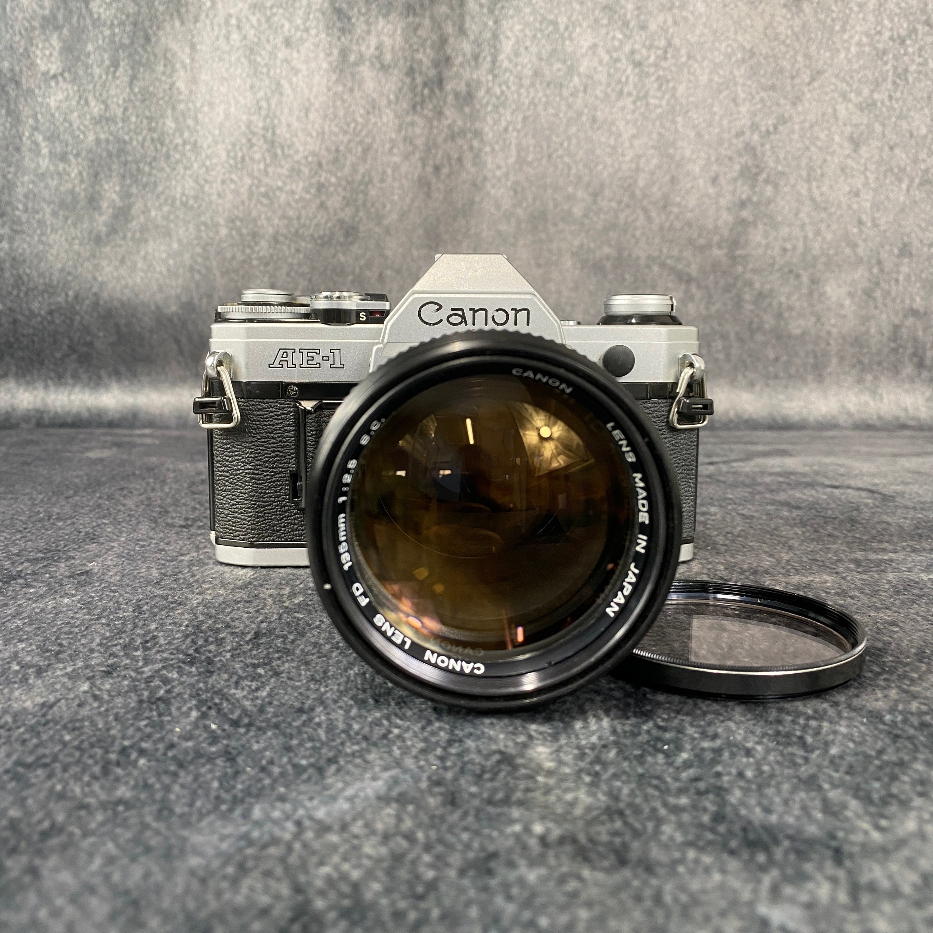 Canon AE Film Camera With FD mm 1:2.5 S.C. Lens   Etsy