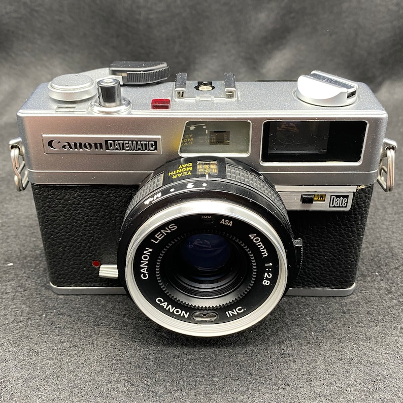 Canon DATEMATIC Film camera with 40mm 12.8 Lenstjv142 Etsy