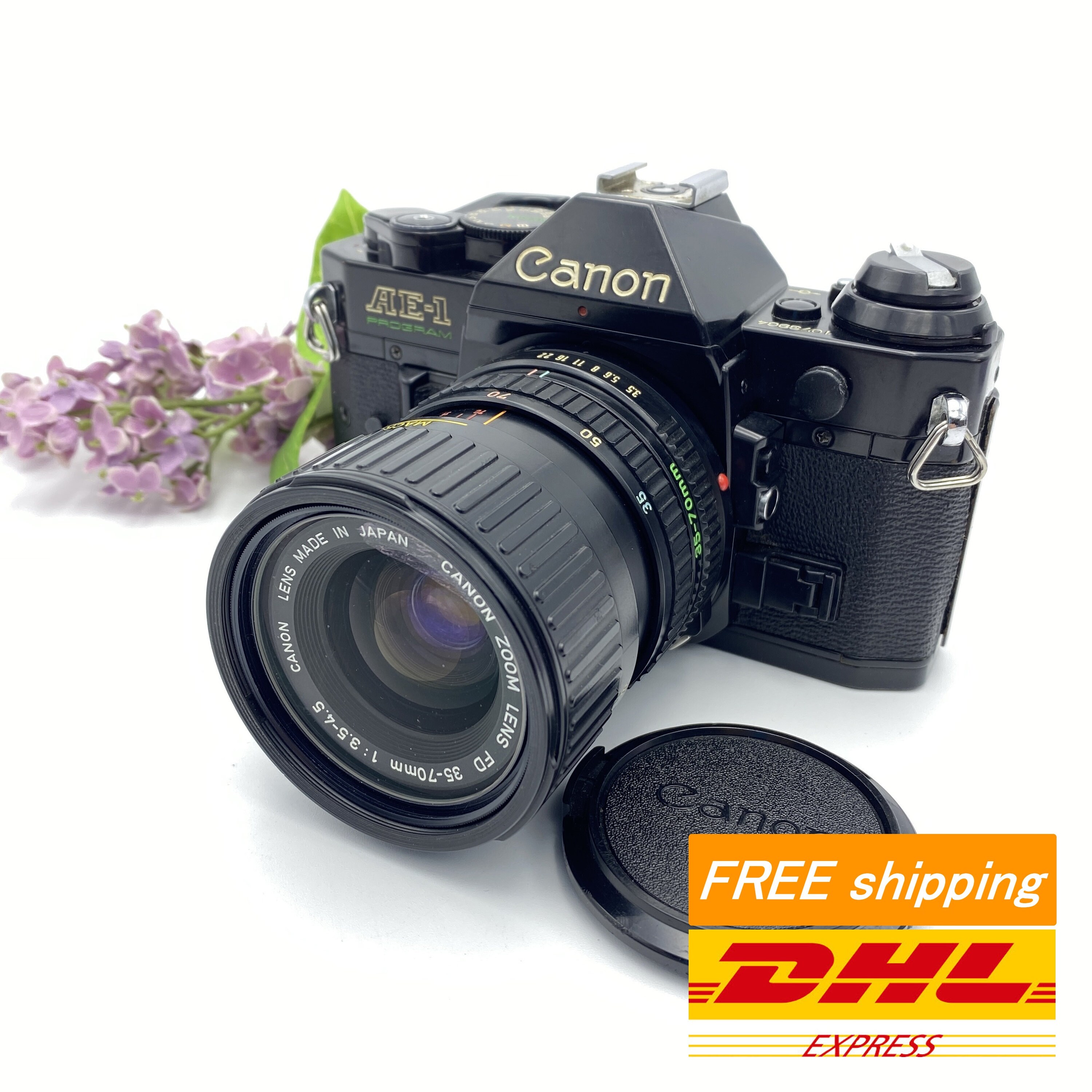 Canon AE1 Program Film camera with NEW FD 3570mm 13.54.5 Etsy