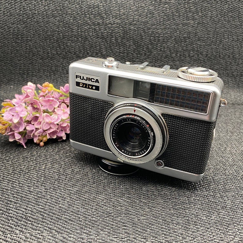 Fujica Drive Film Camera With 12.8 F2.8cm Lenstjv433 Etsy