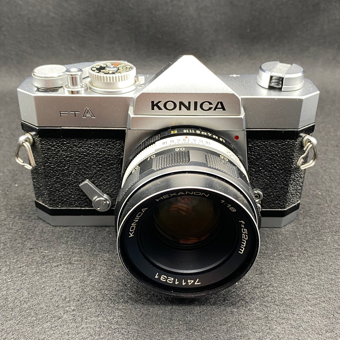 KONICA FTA Film camera with HEXANON 118 f52mm Etsy