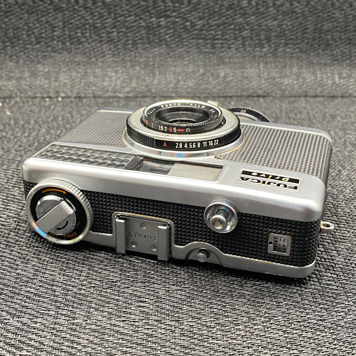 Fujica Drive Film Camera With 12.8 F2.8cm Lenstjv433 Etsy