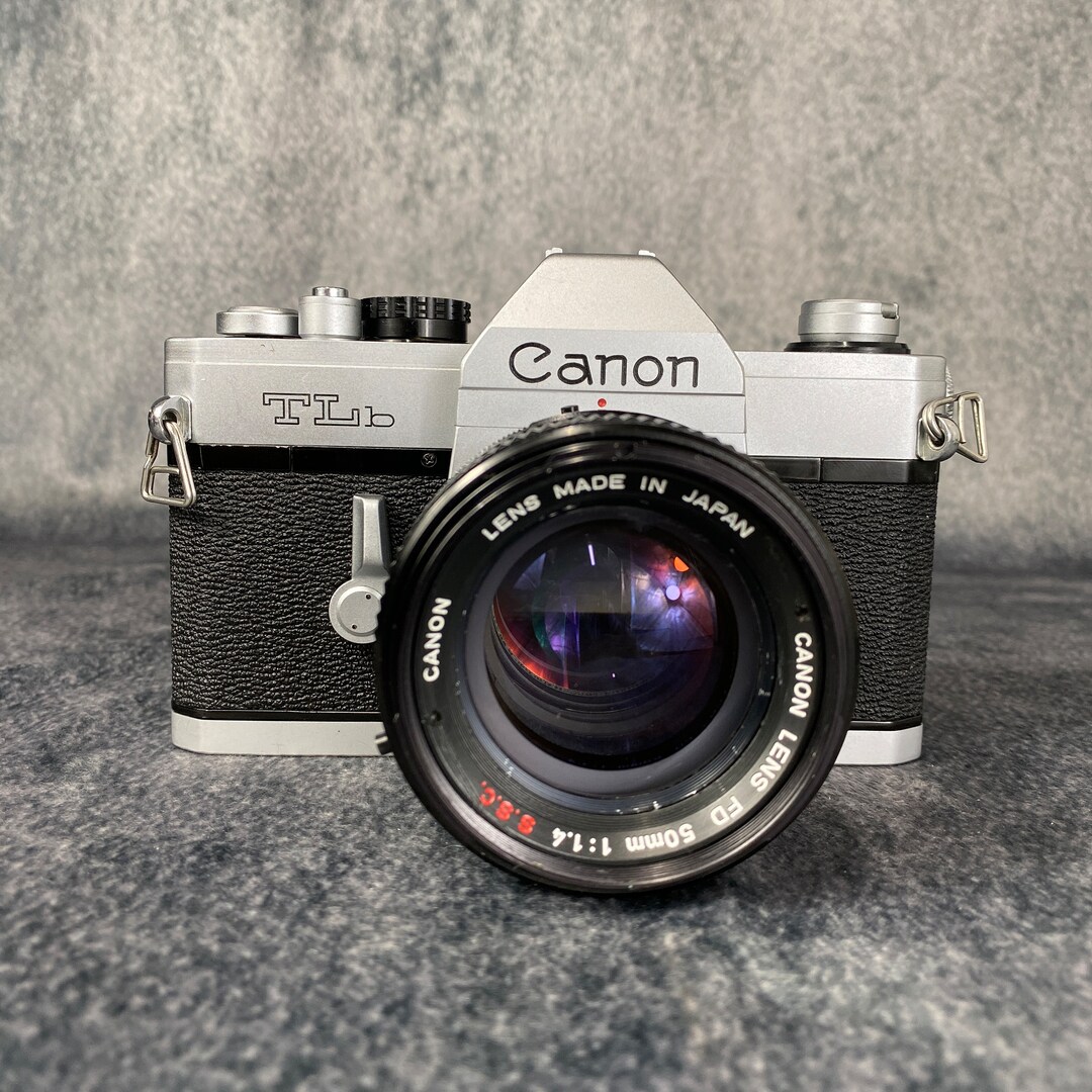 Canon Tlb Film Camera With FD 50mm 11.4 S.S.C. Lens Etsy