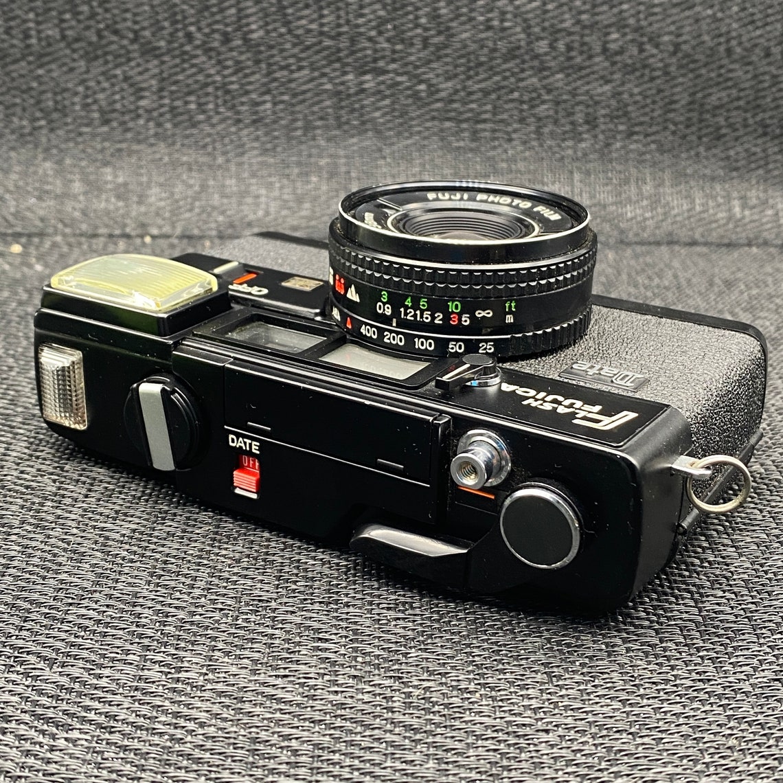 Fuji Excellent Flash Fujica DATE film camera with fujinon Etsy