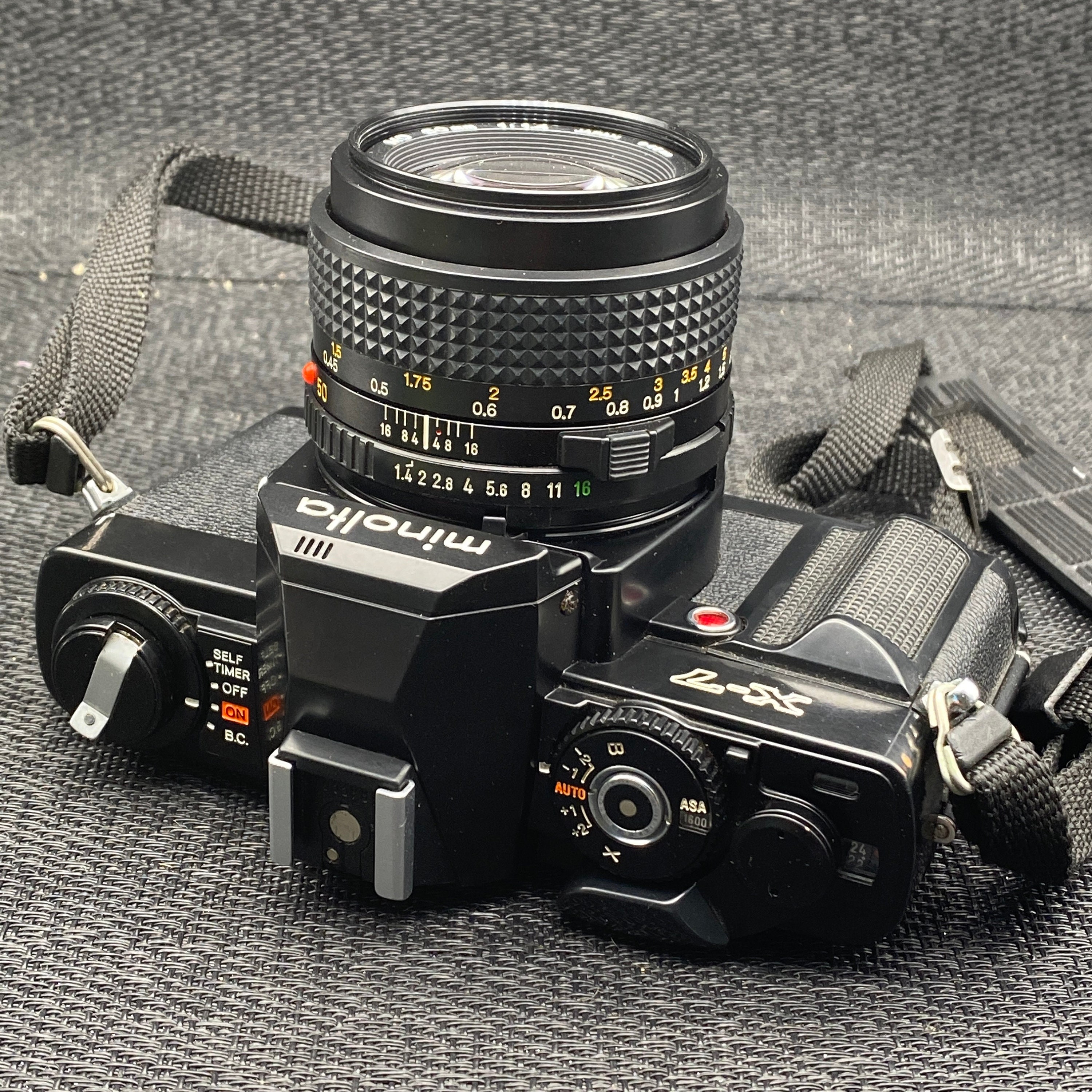 Minolta X7 Film Camera with MD 50MM 11.4 lenstjv425 Etsy