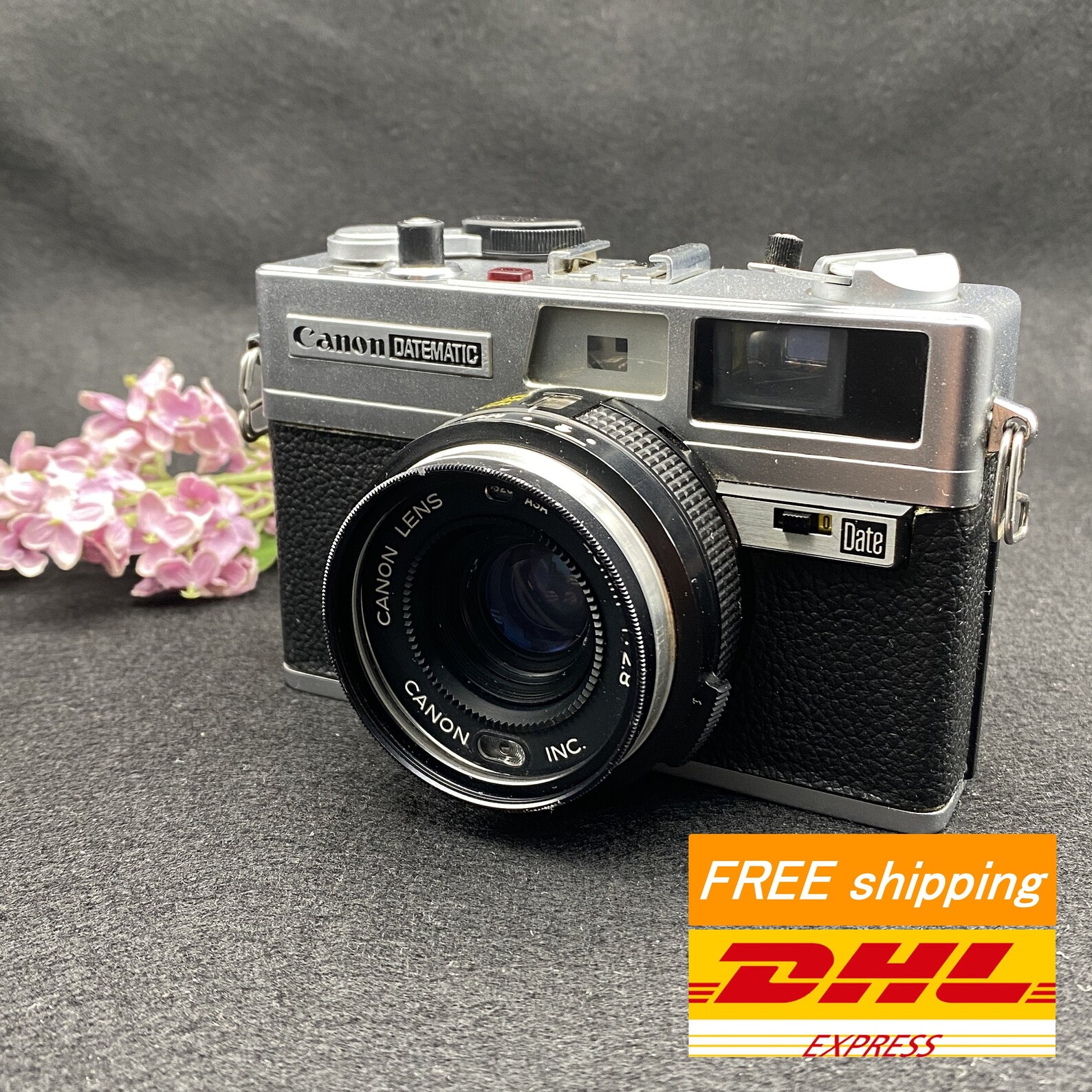 Canon DATEMATIC Film camera with 40mm 12.8 Lenstjv153 Etsy
