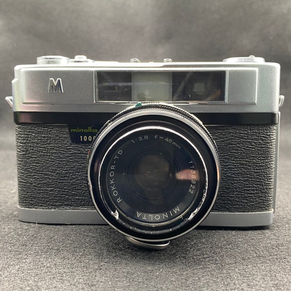 Minolta A5 Film Camera With ROKKOR-TD 1:2.8 F45mm - Etsy