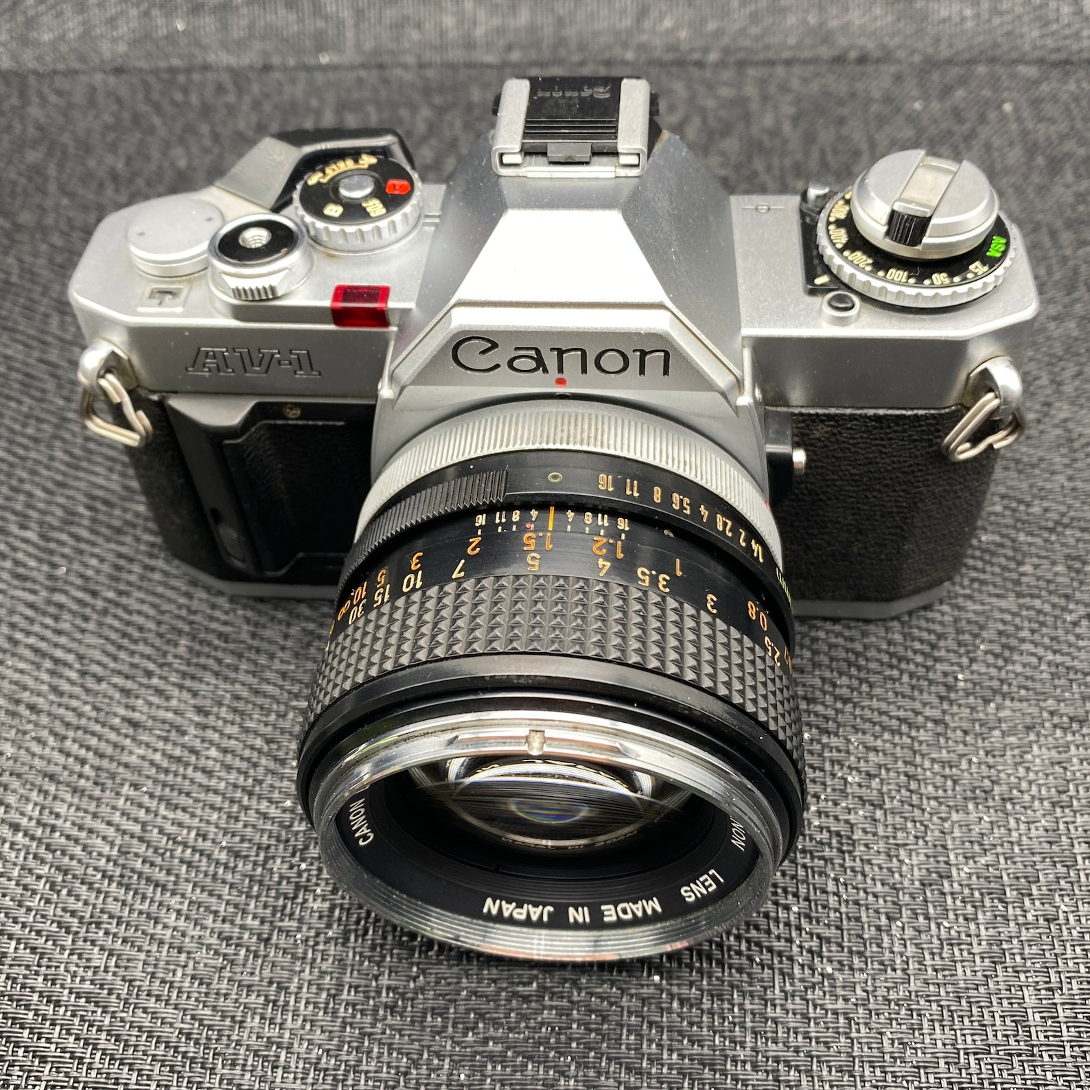 Canon AV1 Film camera with fd 50mm 11.4 Lenstjv348 Etsy