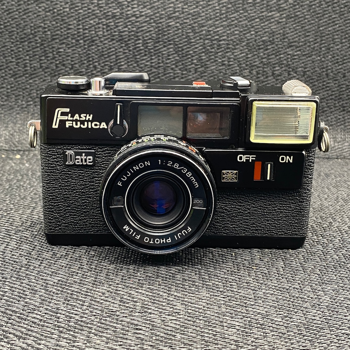 Fuji Excellent Flash Fujica DATE film camera with fujinon Etsy