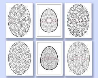 BEST VALUE 60 EGG Mandala Coloring pages