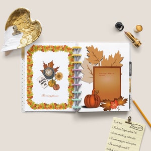 Calendario autunnale: compilabile! Stampabile o compilalo dopo averlo scaricato! 16 pagine di bellissimi colori autunnali, lista della spesa, lista delle cose da fare!