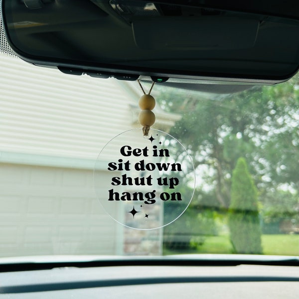 Funny Rear View Mirror Decal Etsy