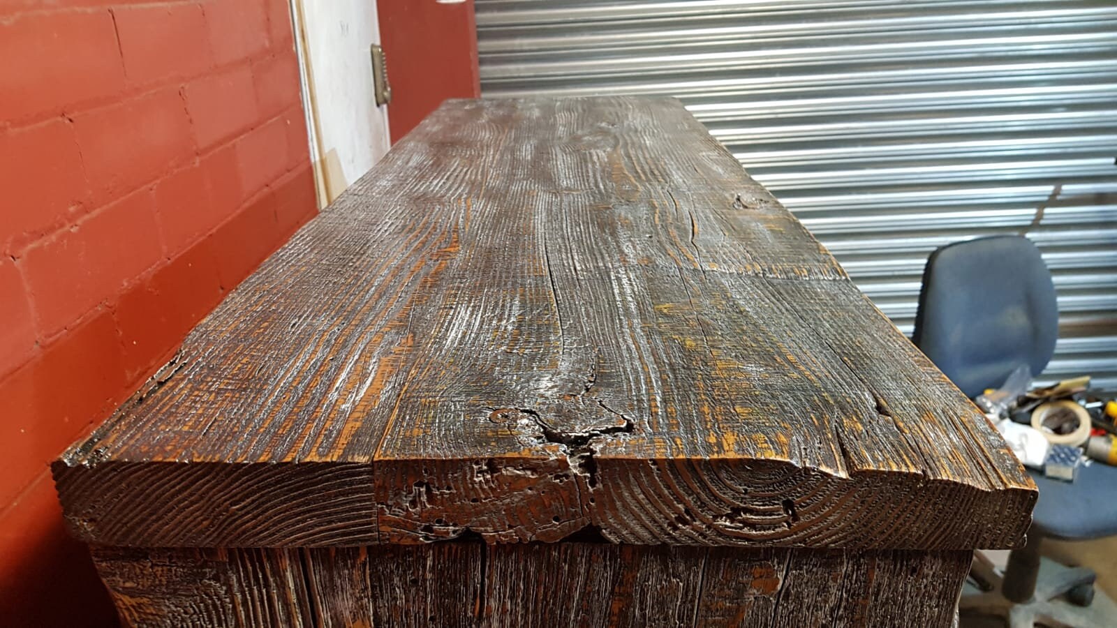 Caja de manta industrial / cofre de almacenamiento con 2 | Etsy