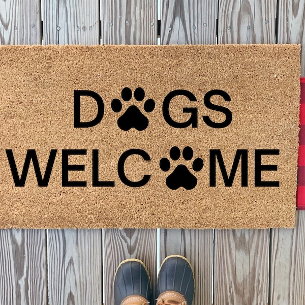 Dog Themed Door Mats Etsy