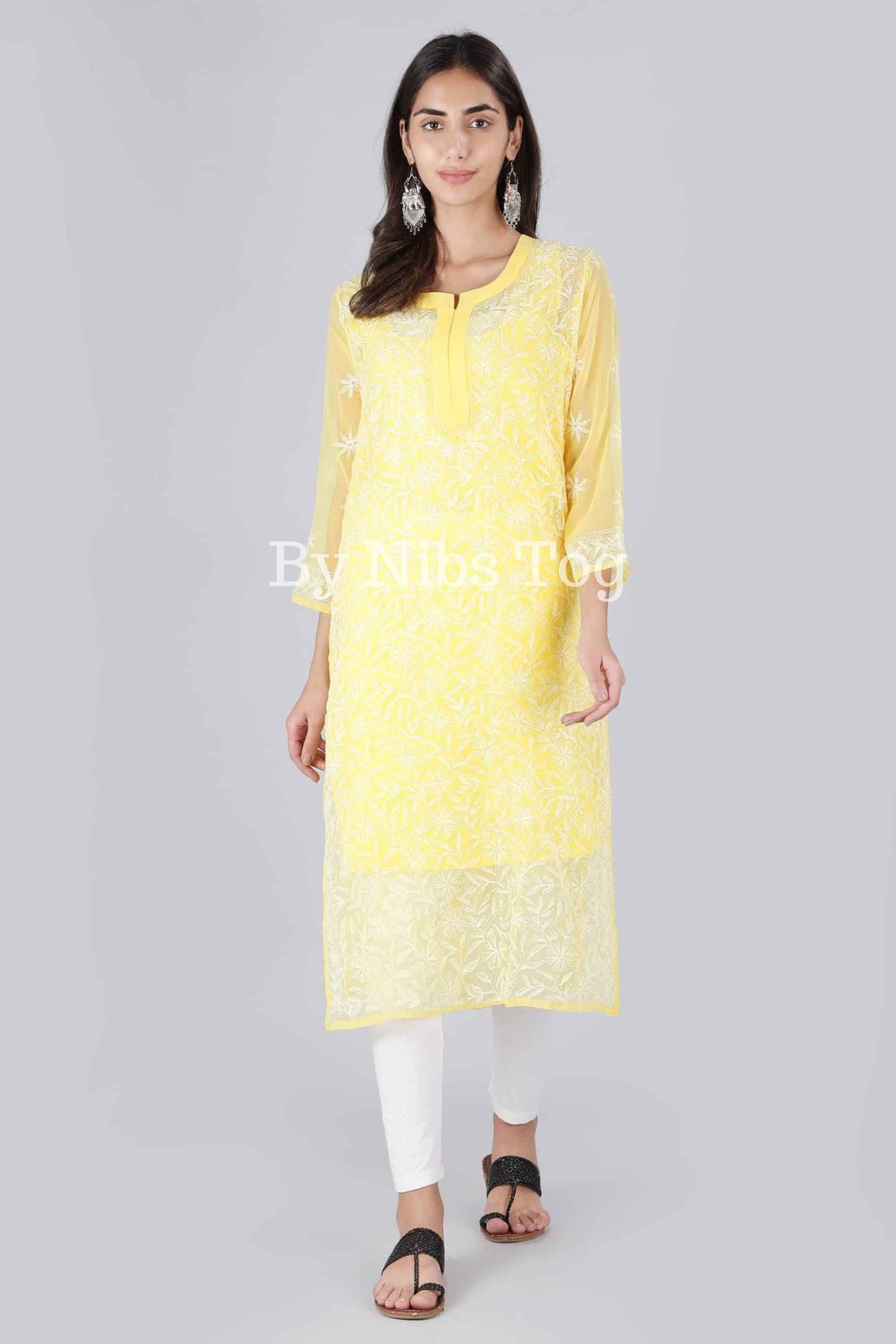 Shop Yellow Poly Silk Embroidered Palazzo Suit After Six Wear Online at  Best Price | Cbazaar