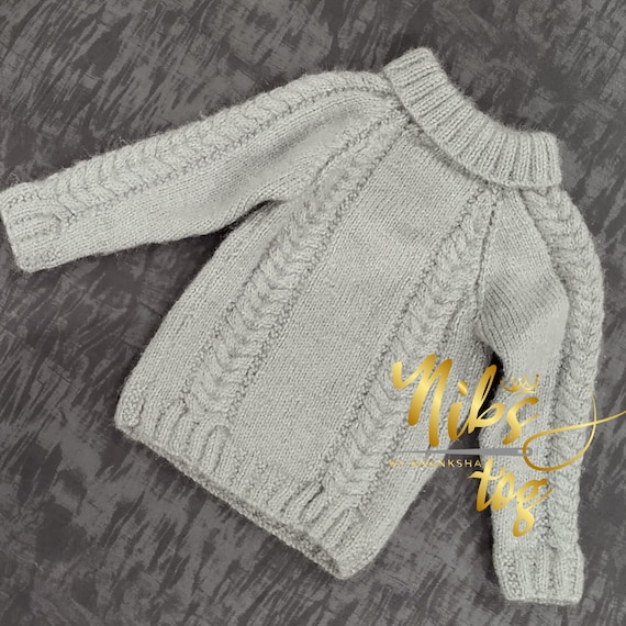 Handmade Kid Knit Sweater Baby Knitted Pullover Toddler - Etsy Finland