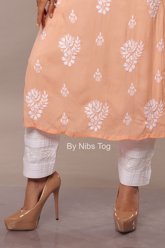 Buy Lucknow Chikan 100% COTTON VOILE Dress Material for