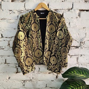 Indo Western Banarasi Designer jacket for Women