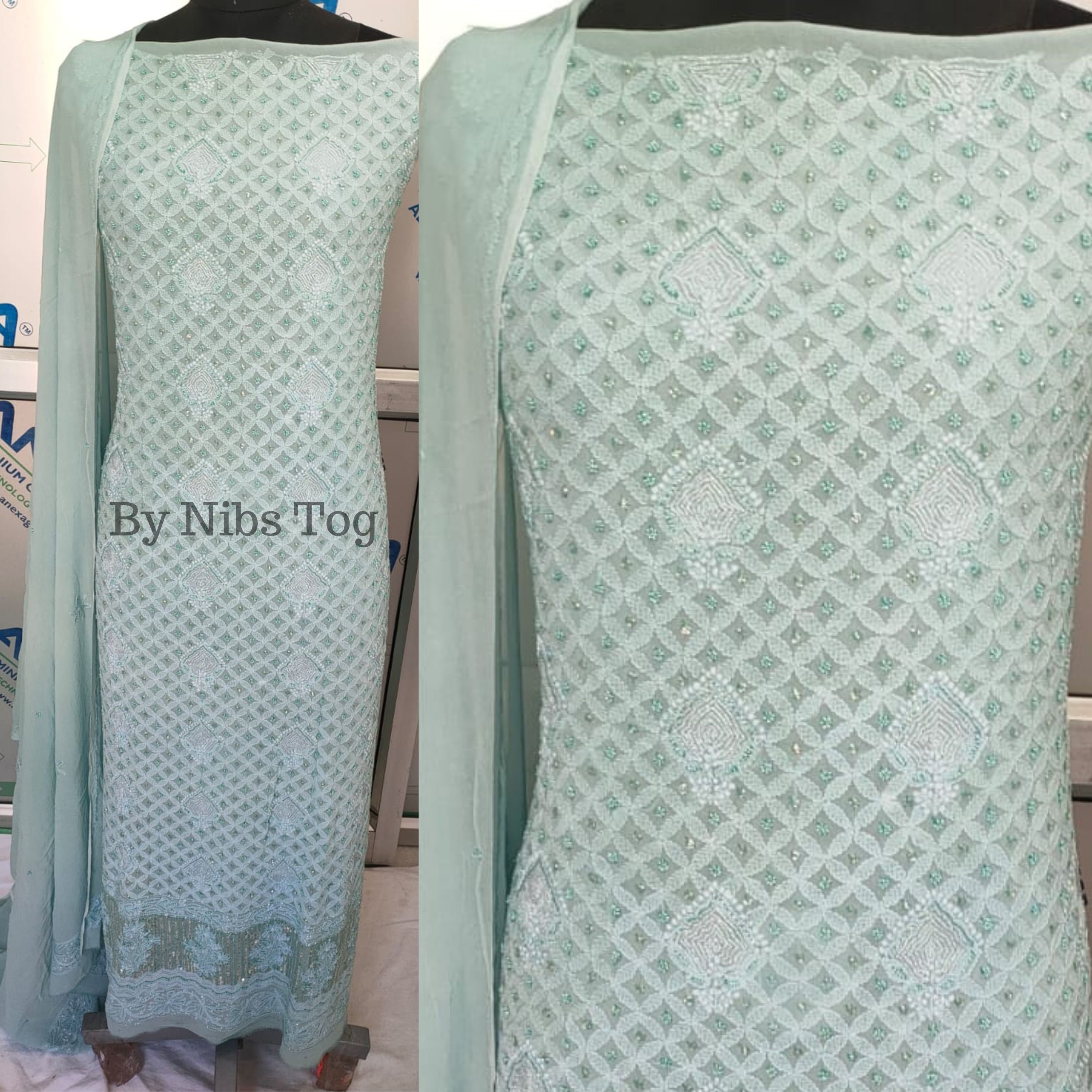Lucknowi Anarkali Lehenga Suit | Indian fashion, Indian gowns dresses,  Indian fashion dresses