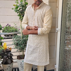 bollywood formal dress men Indian Mens Traditional Wedding Party Wear Designer Bollywood Ethnic Wear  Kurta