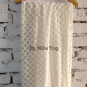 White Chikankari Dupatta Full Length Indian Dupatta Georgette | White Scarf | Hand Embroidered Dupatta | Full Work Heavy Dupatta | Hijaab