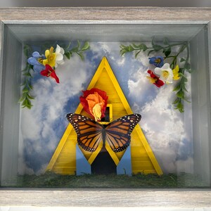 Custom Midsommar Monarch Butterfly Display