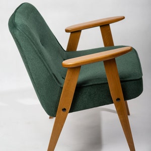Original Polish mid-century armchair model 366, designed by J. Chierowski, Poland, 1960. Personalization.