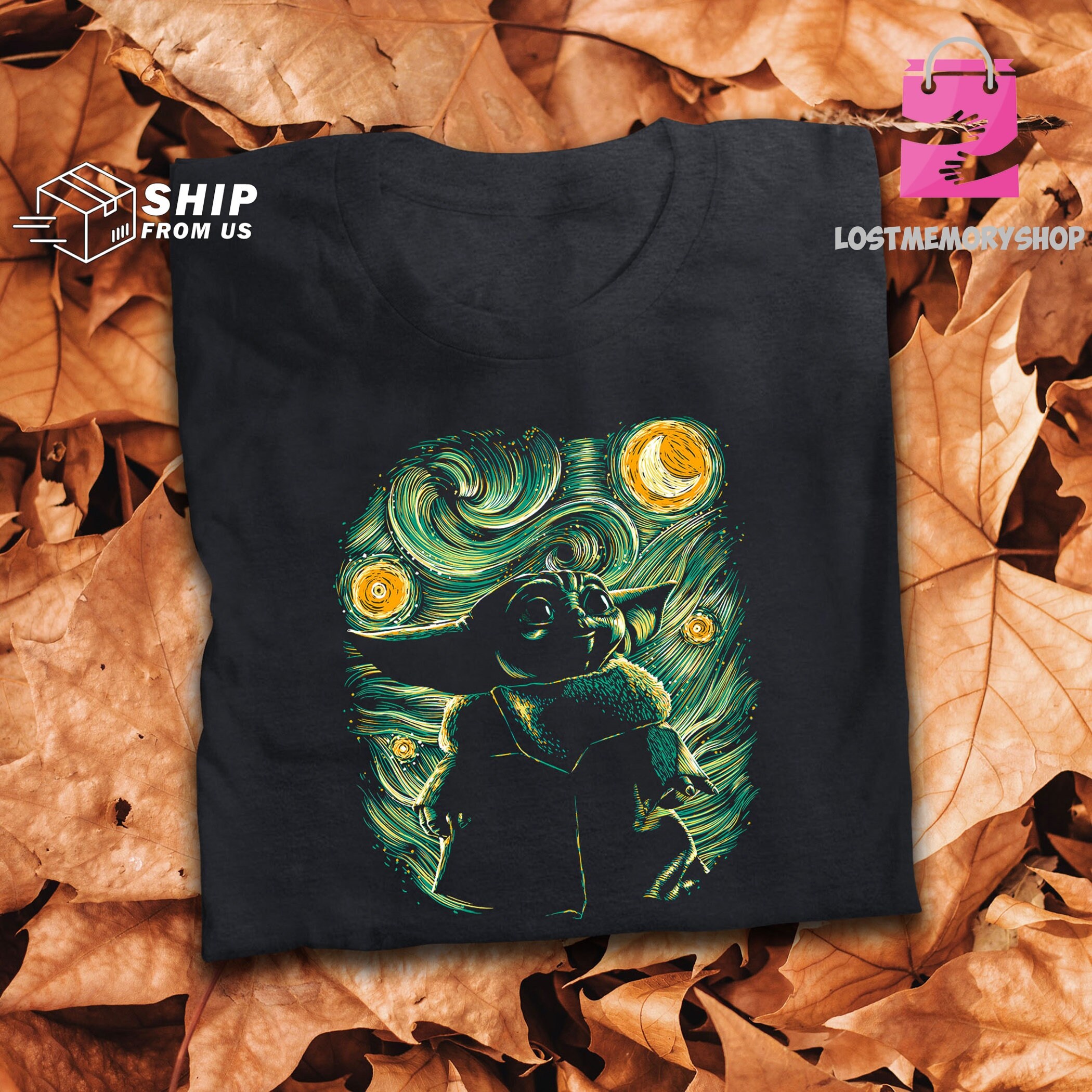 star wars van gogh t shirt