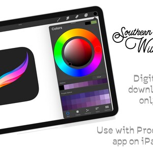 Rainforest Procreate Color Palette, Green Brown and Blue Shades ...