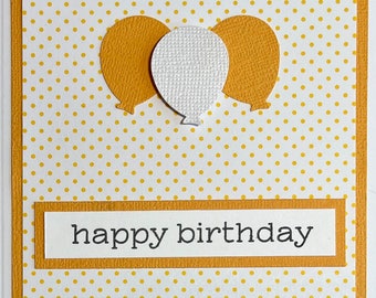 DIY Birthday Balloons Card Kit Handmade Cards 4 cards
