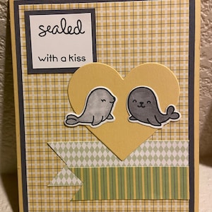 Handmade Kiss Card