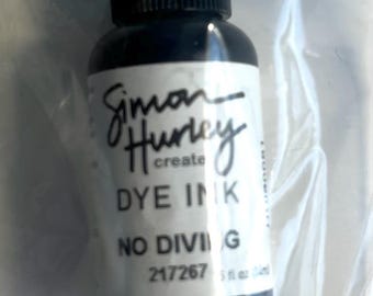Used 1 time Simon Hurley dye ink refill No Diving
