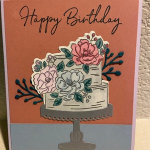 Handmade Birthday Cake Card