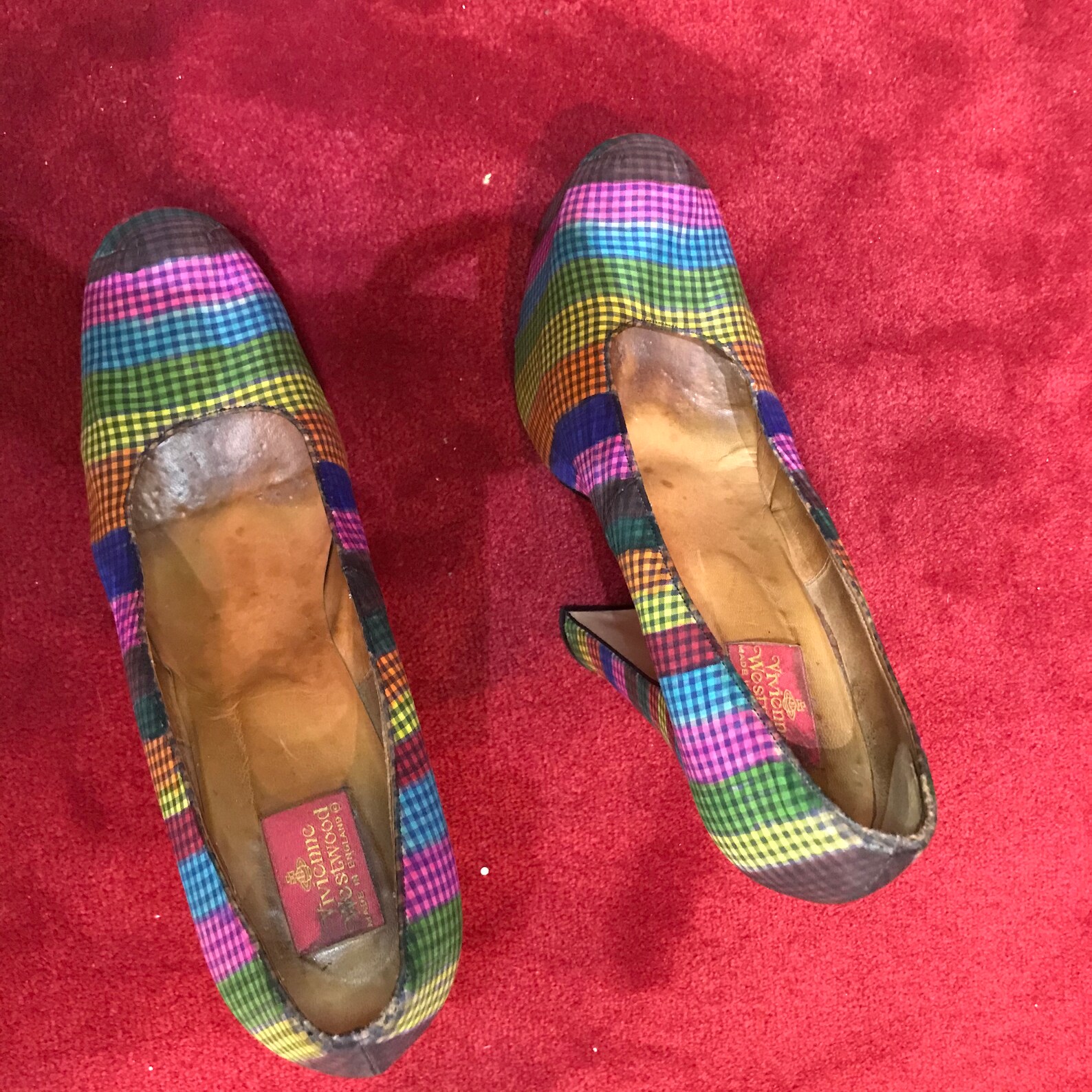 Vivienne Westwood vintage platform shoe 80s 80s rainbow multi | Etsy